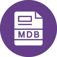 MDB Creative Icon Design vector