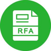 RFA Creative Icon Design vector