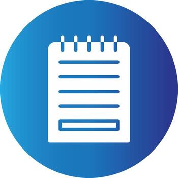 Notes Creative Icon Design vector