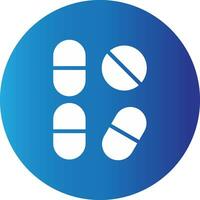 Pill Creative Icon Design vector