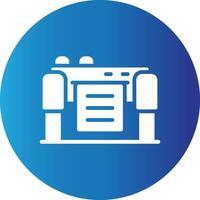 Plotter Creative Icon Design vector