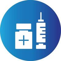 Vaccination Creative Icon Design vector