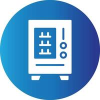 Vending Machine Creative Icon Design vector