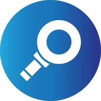 Magnifying Creative Icon Design vector