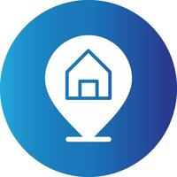 Property Location Creative Icon Design vector