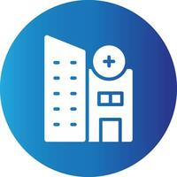 Hospital Property Creative Icon Design vector