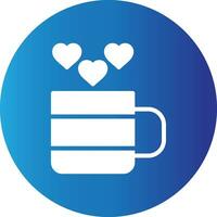 Love Tea Creative Icon Design vector