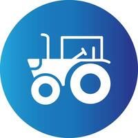 Tractor Creative Icon Design vector