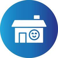 Happy Home Creative Icon Design vector