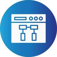 Sitemap Creative Icon Design vector