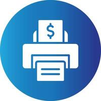 Printer Creative Icon Design vector