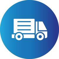 Delivery Truck Creative Icon Design vector