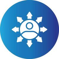 Influence Creative Icon Design vector