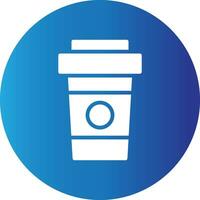 Paper Cup Creative Icon Design vector