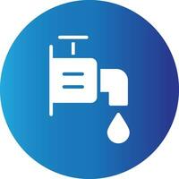 Faucet Creative Icon Design vector