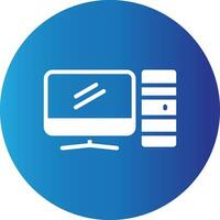 Computer Creative Icon Design vector