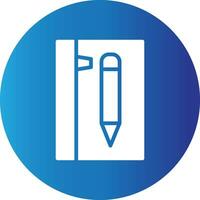 Pencil Case Creative Icon Design vector