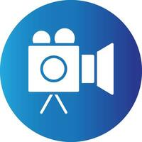 Video Camera Creative Icon Design vector