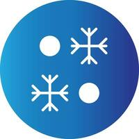 diseño de icono creativo de copo de nieve vector