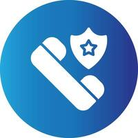 Police Call Creative Icon Design vector