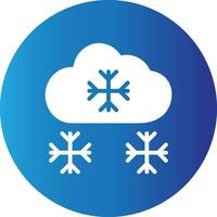 Snowy Creative Icon Design vector