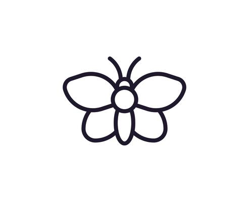 Bug concept. Single premium editable stroke pictogram perfect for logos, mobile apps, online shops and web sites. Vector symbol isolated on white background.