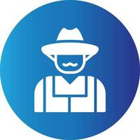 Farmer Creative Icon Design vector