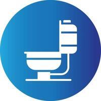 Toilet Creative Icon Design vector