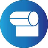 Tissue Roll Creative Icon Design vector