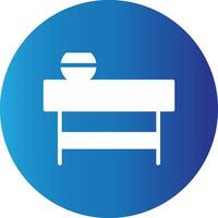 Tea Table Creative Icon Design vector