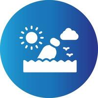 Message In A Bottle Creative Icon Design vector