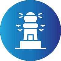 Lighthouse Creative Icon Design vector