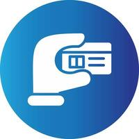 Credit Card Creative Icon Design vector