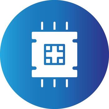 diseño de icono creativo del procesador vector