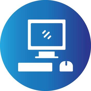 Computer Creative Icon Design vector