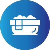 Bathtub Creative Icon Design vector