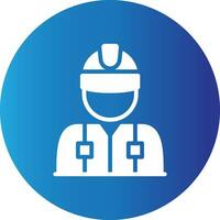 Worker Creative Icon Design vector