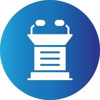 Lectern Creative Icon Design vector