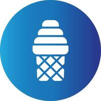 Ice Cream Creative Icon Design vector