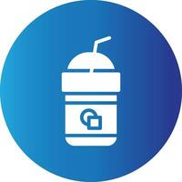 Iced Coffee Creative Icon Design vector