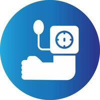 Blood Pressure Creative Icon Design vector