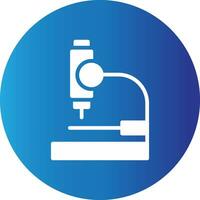 Microscope Creative Icon Design vector