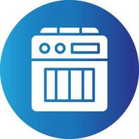 Amplifier Box Creative Icon Design vector