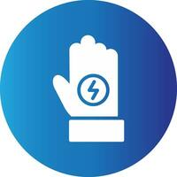 Glove Creative Icon Design vector