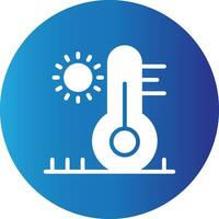 High Temperature Creative Icon Design vector