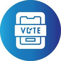 Vote Creative Icon Design vector