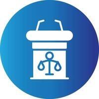 Tribune Creative Icon Design vector