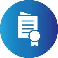 Certificate Creative Icon Design vector