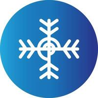 diseño de icono creativo de copo de nieve vector