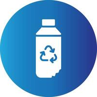 Water Bottle Creative Icon Design vector